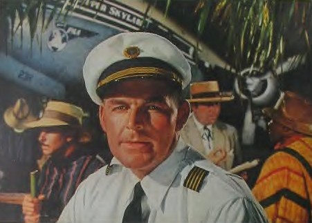 1950s A Pan Am pilot somewhere in the world.