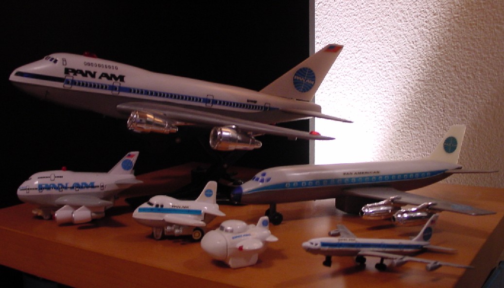pan am toy airplane
