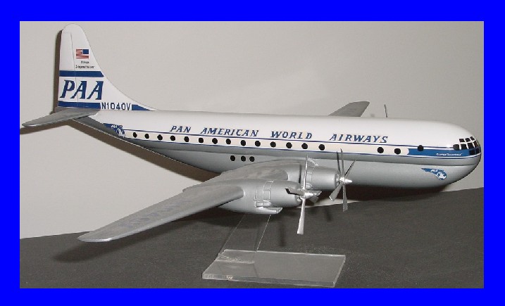 pan am metal toy plane