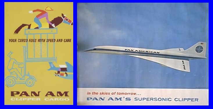 Pan Am Poster Travel, Vintage, Pan American World Airways, Plane, Air  France 